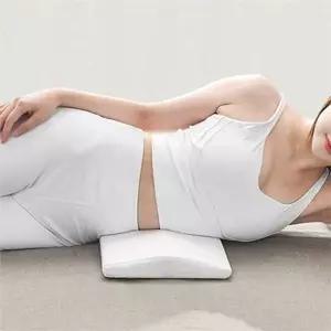 허리 지지 베개 허리 쿠션 긴허리 요추 등받이 침대 메모리 측만증