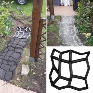 DIY 경로 메이커 포장재 금형, 돌 벽돌 콘크리트 몰드 시멘트 워크, 정원 포장, 재사용 가능한 파티오