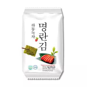 맛있는 밥도둑 하동 녹차 명란김 24봉 아이유 최애 아이템으로 소개 식사 혼밥 분식 한식 외식 회식