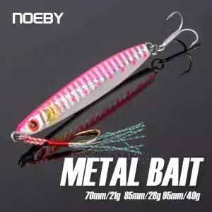NOEBY-싱킹 메탈 지그 낚시 미끼 스푼 워블러 인공 하드 바닷물 슬로우 지깅 70mm