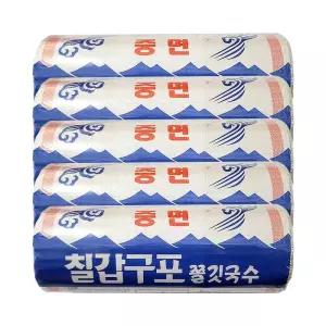 칠갑 구포국수 쫄깃 중면 1.4kgx5 묶음 5개