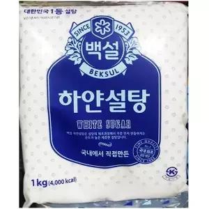 식재료 백설탕(백설 1K)X4