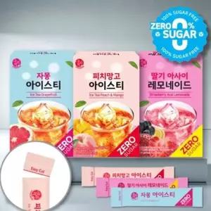 송원 아이스티 제로 피치망고/자몽/딸기 아사이