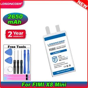 FIMI X8 미니 드론 셀 2650mAh DC05A7 대용량 배터리로 비행 시간 연장