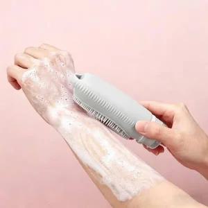 2p 여행용 실리콘 공병 샴푸 소분용기 아무 목욕솔