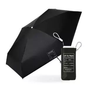 일본 초경량 UV 차단 6단 우양산(블랙) G UPF50+