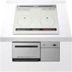 제품 배송 전용 히타치 내장 IH 쿠킹 히터 열 제어 마이스터 폭 60cm 3포트 이지 딜리셔스 그릴 오븐 4색