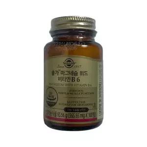 [하프클럽/기타]솔가 마그네슘 위드 비타민 B6 555.55mg x 100캡슐 (AD)