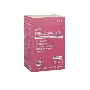 [하프클럽/기타]뉴트리코어 WCS 루바브 DK  감마리놀렌산 720mg x 60캡슐 x 1박스 SJ
