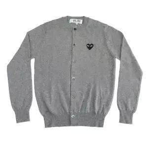 플레이 꼼데가르송 블랙 하트 니트 가디건 그레이 AX N023 051 2