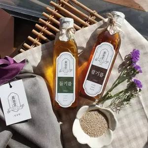 국내산 선물세트 참기름 200ml+들기름 200ml
