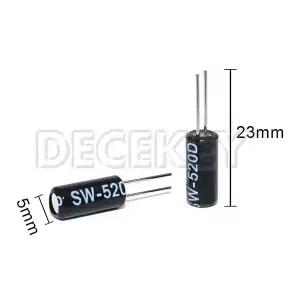 10PCS SW-520D SW520D 진동 스위치 볼 5.2x11.5 각도 틸트