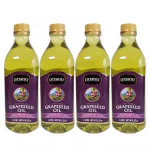 오타비오 포도씨유 1L X 4 발연점 높은 100 포도