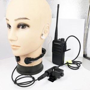 조절식 마이크 이어폰 라이브 FBI 클립 어쿠 MOBI용 하이파이 있는 무전기 플라스틱
