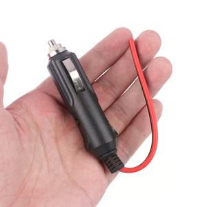 고품질 구리선 고출력 12V 24V 자동차 20A 남성용 차량용 시가 라이터 LED 소켓 플러그 커넥터 어댑터