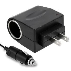 AC 220V DC 12V 자동차 액세서리 변환기 EU 미국 플러그 인테리어 부품 검은 시가 라이터 어댑터
