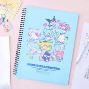 [아우트66]산리오 스프링 화일 문구 40P-파랑