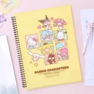 [아우트66]산리오 스프링 화일 팬시 40P-노랑