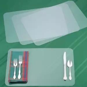투명 PP 테이블 매트 10p 오염방지 식탁보 북유럽