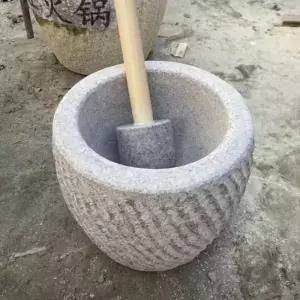 마당돌절구통 대형 민속 체험 옛날 수제 방망이 모찌