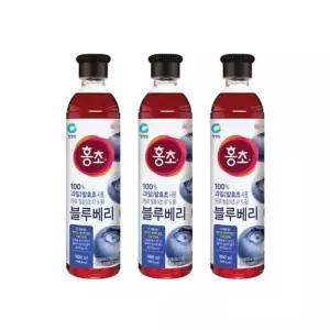 청정원 홍초 블루베리 900ml, 3개