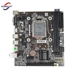 코날렛 H81 마더보드 LGA1150 DDR3 2 슬롯 M.2 NVMe VGA HDMI 지원 i3 i5 i7 4세대 CPU 마이크로 ATX 데스