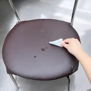 식탁의자 리폼 아무 가죽 의자커버 브라운