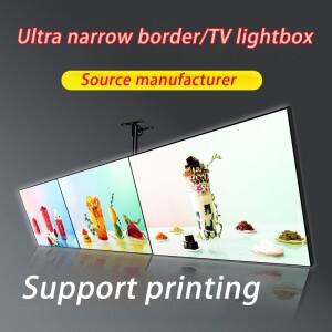 LED 슬림 스냅 프레임 라이트 박스 조명 포스터 디스플레이 메뉴 보드 레스토랑 카페 상점 벽걸이 광고판