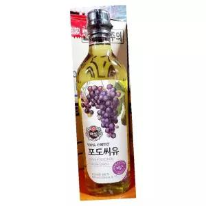 지아오 포도씨유 900ML X4P 요리용기름 튀김유