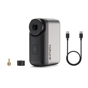 TOPUMP TB2 자전거 무선 타이어 팽창기 용 전기 미니 펌프 450mAh 7.4V 배터리 120PSI Max Schrader Presta