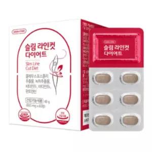그린스토어 슬림 라인컷 녹차 비타민B 60정