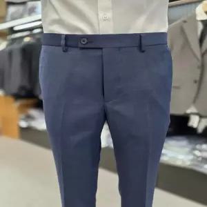 [파렌하이트][S/S] 쉐도우체크  클래식핏 블루 정장바지IP52BL_BP_BP