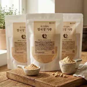 냄새안나는 청국장가루 국산 청국장분말 100% 300g, 3팩