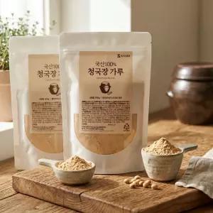 국산 청국장분말 100% 냄새안나는 청국장가루 300g, 2팩