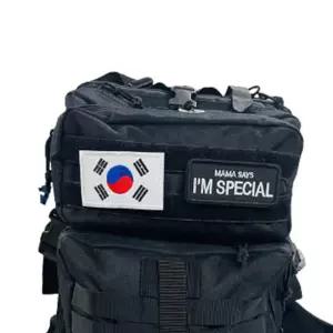 태극기 와펜 예쁜 가방 꾸미기 패치 부착 붙이는 와팬 빈티지와펜 가방와펜