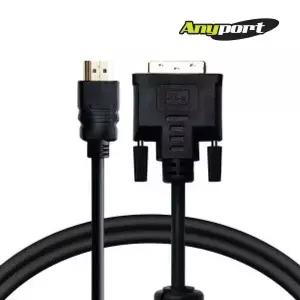 Anyport DVI-D 싱글 to HDMI 1.4 변환케이블 AP-DVIHDMI020 2m 4048331