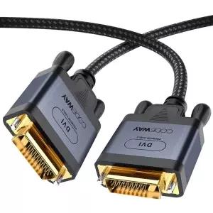 코드웨이 DVI-D 듀얼 케이블 그레이메탈 DG3232-2M 2m 4048333