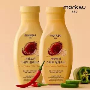 몽크슈 저당 저칼로리 매콤달콤 스위트 칠리소스 310gx2
