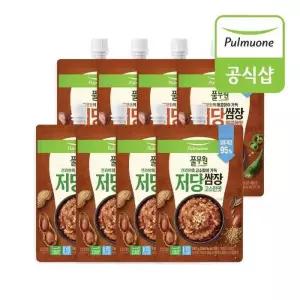풀무원 저당쌈장 고소한맛 180gX4개+매콤한맛 180gX4개
