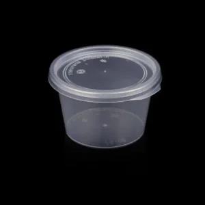 용기 280개 원형 세트 [BR] 일회용기 PP재질 다용도 [TONG] (230ml/투명) TS-08
