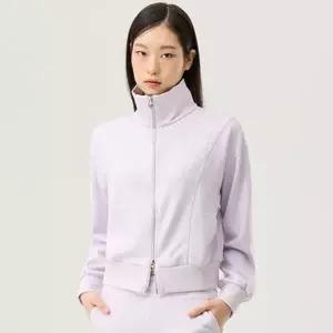 [르꼬끄]여성 모달 더블텐션 루즈핏 하이넥 집업 QQ122OFT12_LLV