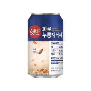 CJ 햇반 파로 누룽지 식혜 340ml x 12개
