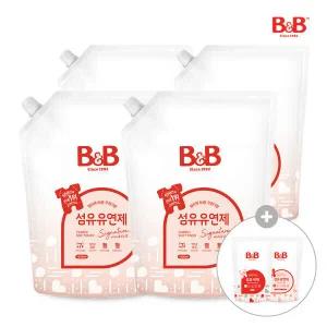 비앤비 유아 세탁 섬유유연제 자스민 1500ml 리필형