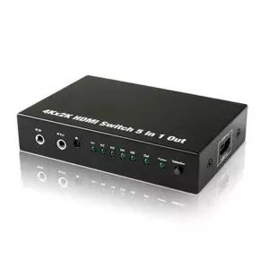 5in1 hdmi 선택기 셀렉터 hdmi 스위치 분배기 모니터 리모컨 자동