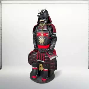 사무라이 갑옷 착용 검객 스틸 코스프레 무사 철