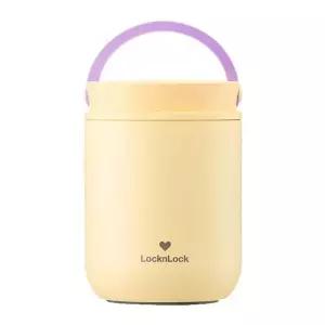 스텐도시락 락앤락 이유식 푸드자 보온도시락 300ml 죽통 옐로우