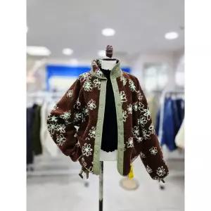 [스테파니] 플라워 뽀글이 점퍼 N25NJ5430