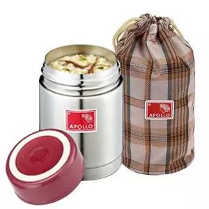 보온도시락 아폴로 죽통351(370ml)보온도시락 스텐죽통 휴대용