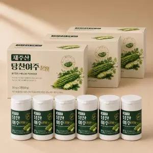 GBMS 제주산 당찬 여주 분말 30g 2병 3박스