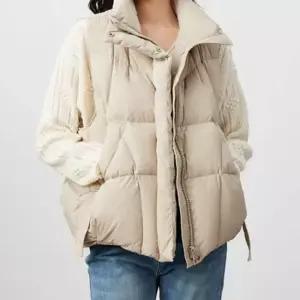 셀럽하우스 여성 오리털 스탠드넥 베이직 데일리 아우터 간절기 겨울 패션 패딩조끼